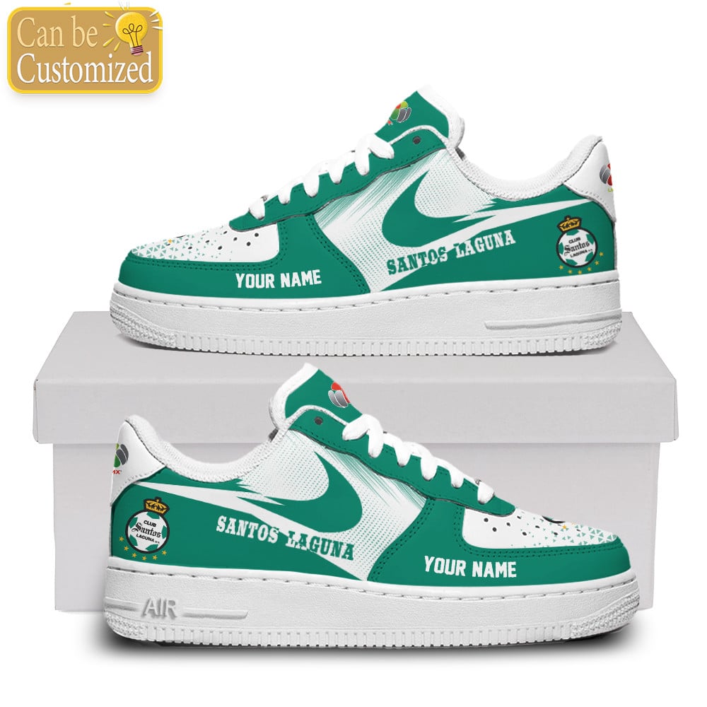 Santos Laguna Air Force One Shoes Custom Name For Men Women