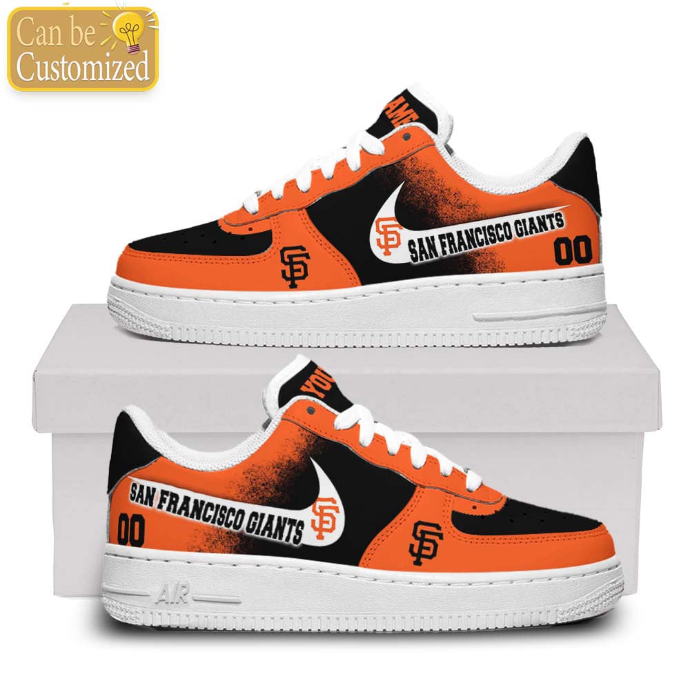 San Francisco Giants Air Force One Shoes Custom Name And Number For Men Women