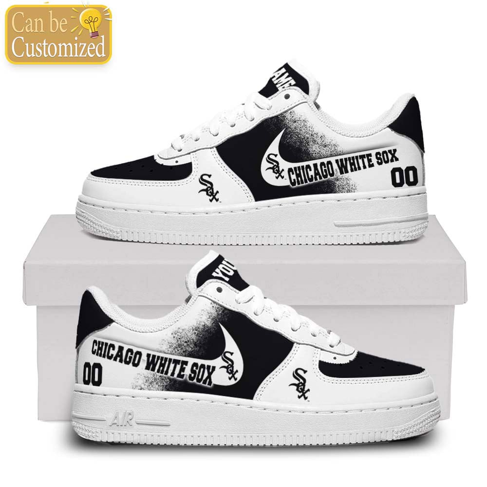 Chicago White Sox Air Force One Shoes Custom Name And Number For Men Women