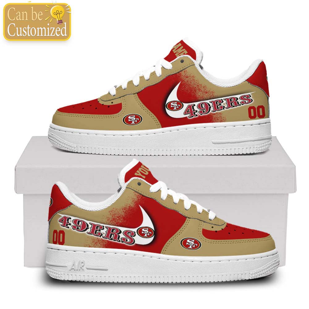 San Francisco 49Ers Air Force One Shoes Custom Name And Number For Men Women
