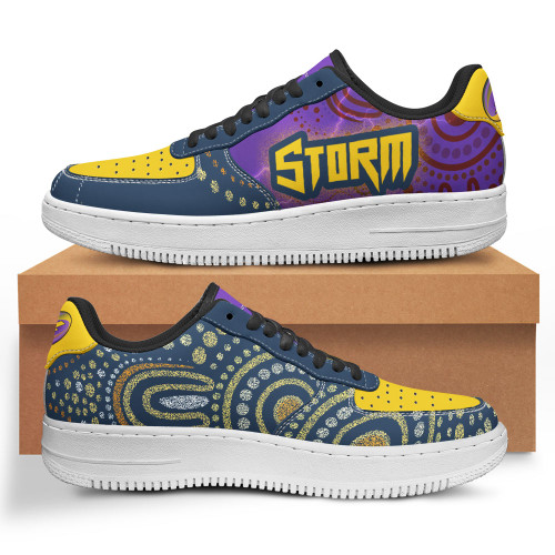 Melbourne Storm Low Top Sneakers Air Force 1 - Melbourne Storm Sport Style Low Top Sneakers For Men Women