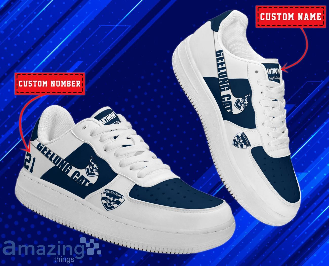 Geelong Cats Air Low-Top Af1 Sneakers Shoes For Men And Women 2