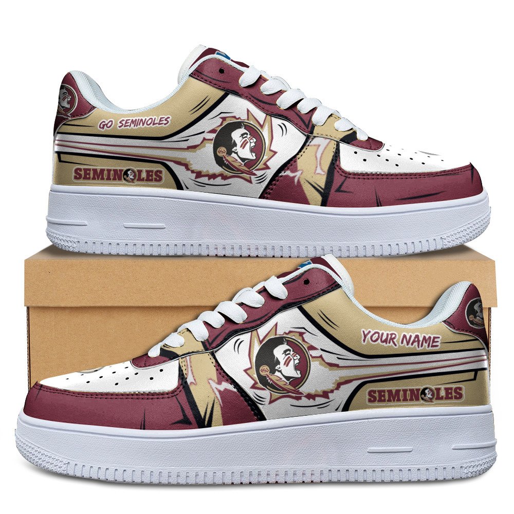 Florida State Seminoles Air Low-Top Af1 Sneakers Shoes For Men And Women 1