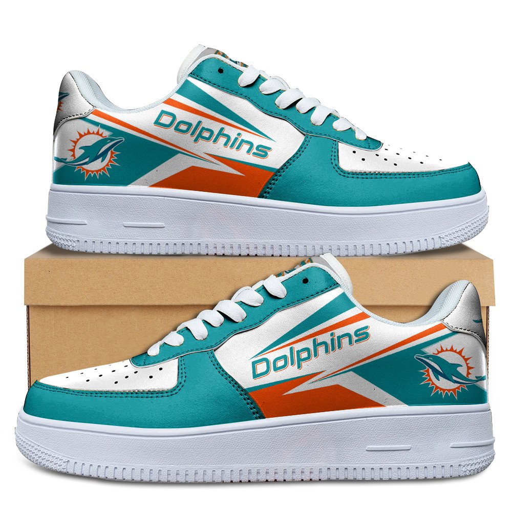 Miami Dolphins Air Low-Top Af1 Sneakers Shoes For Men And Women For Men Women