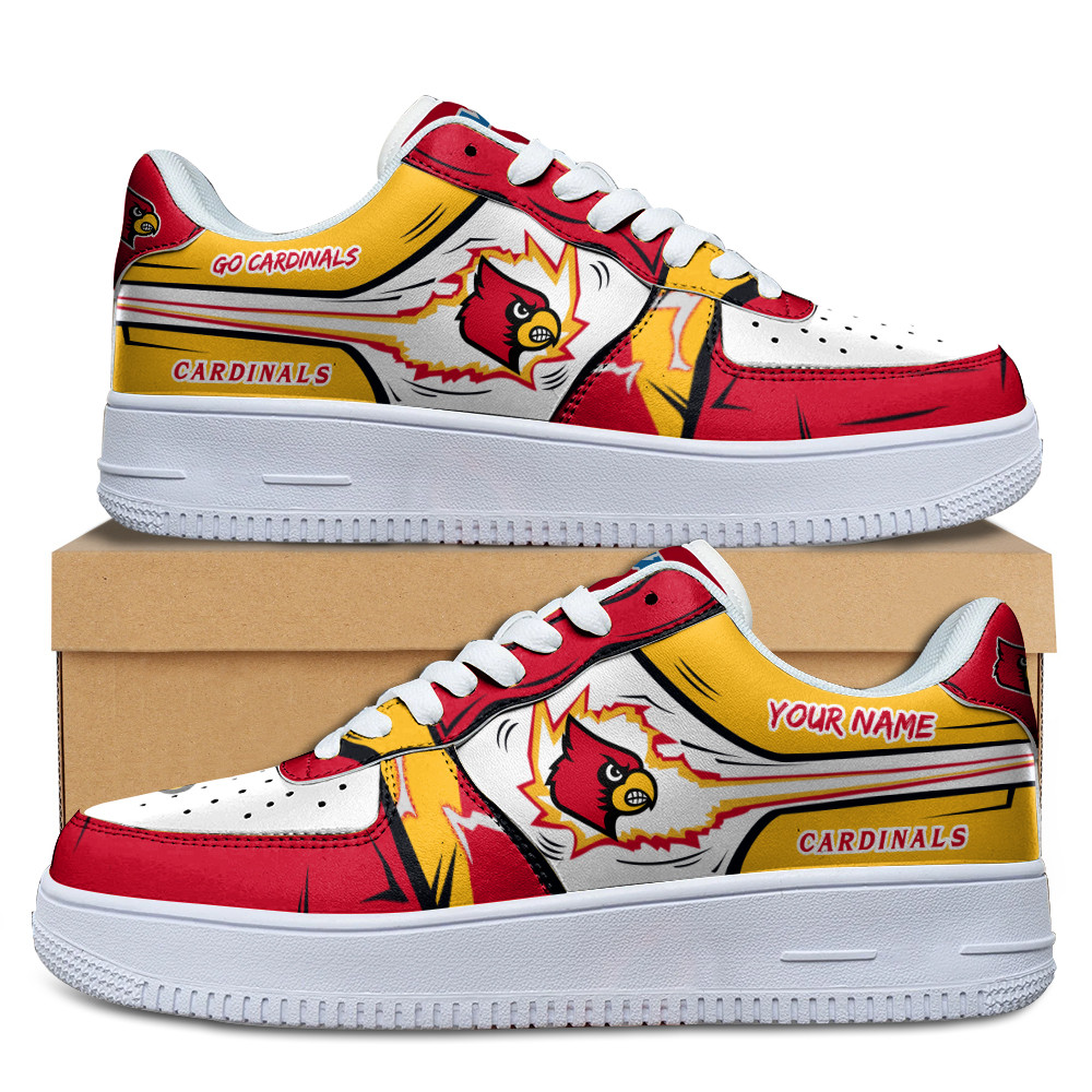 Louisville Cardinals Air Low-Top Af1 Sneakers Shoes For Men And Women 1