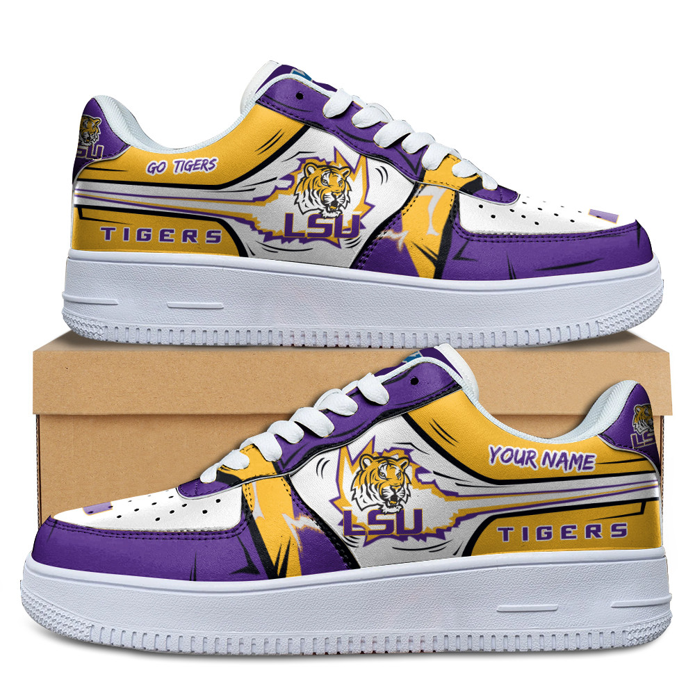 Lsu Tigers Air Low-Top Af1 Sneakers Shoes For Men And Women 1