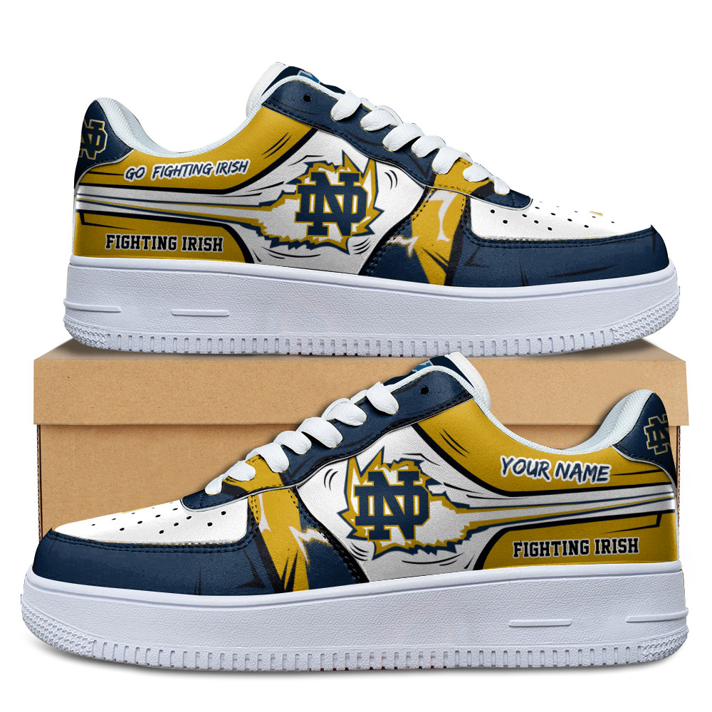Notre Dame Fighting Irish Air Low-Top Af1 Sneakers Shoes For Men And Women 1