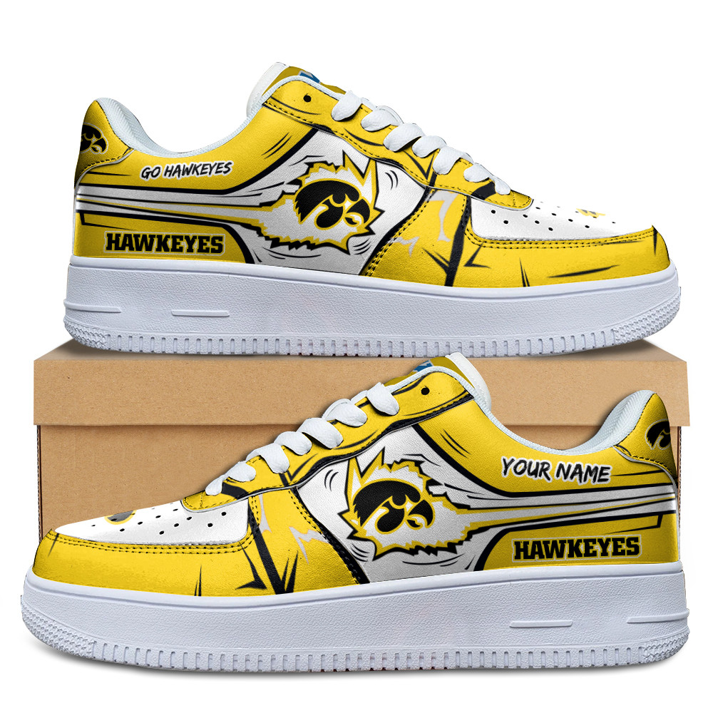 Iowa Hawkeyes Air Low-Top Af1 Sneakers Shoes For Men And Women 1