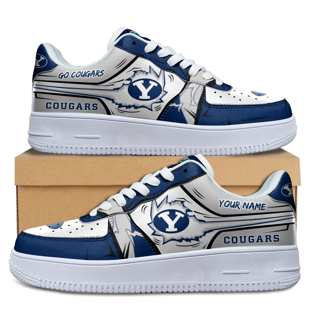 Byu Cougars Air Low-Top Af1 Sneakers Shoes For Men And Women 1