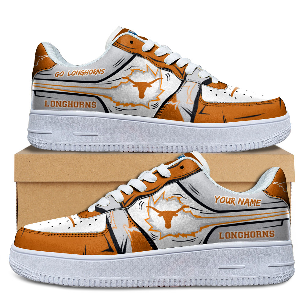 Texas Longhorns Air Low-Top Af1 Sneakers Shoes For Men And Women 1
