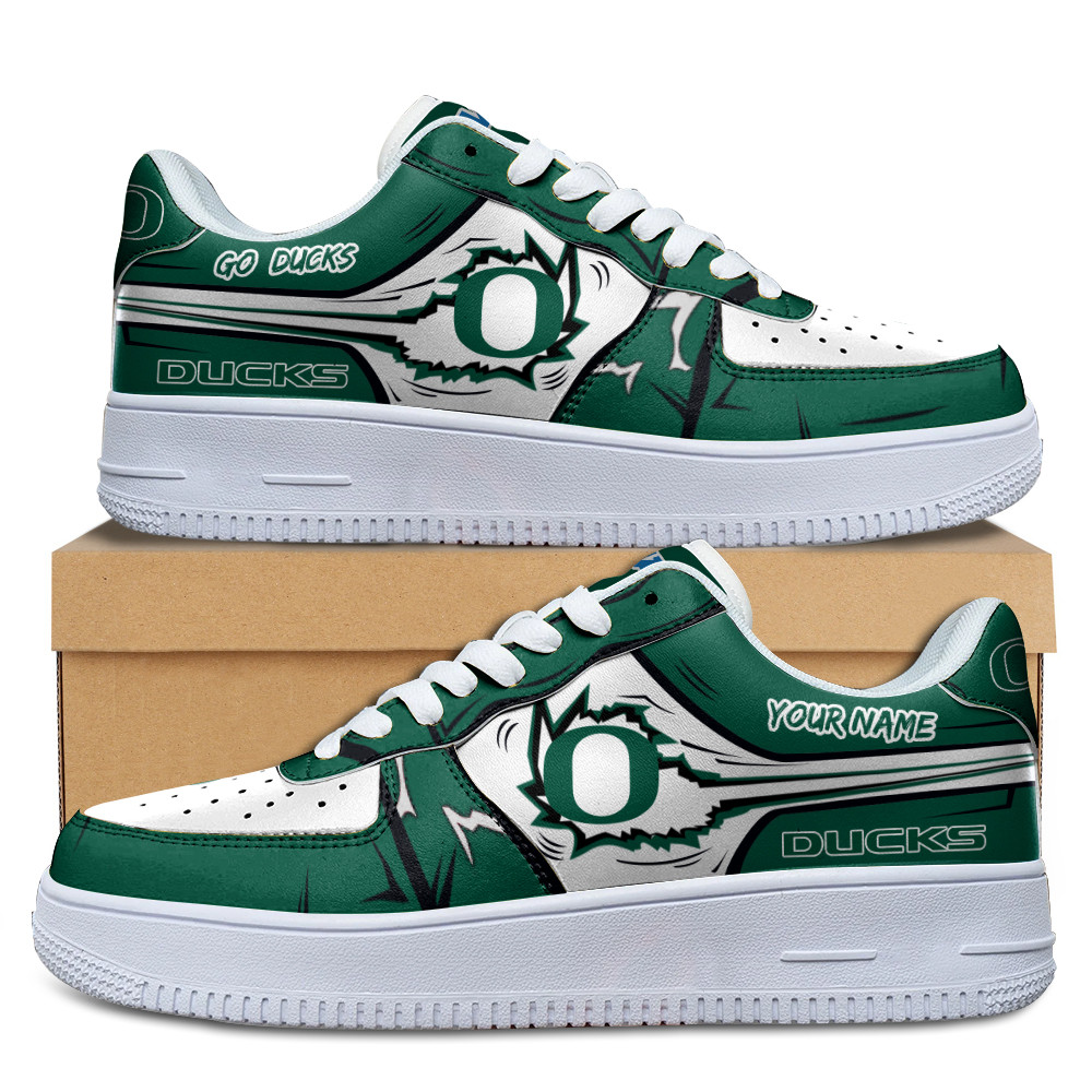 Oregon Ducks Air Low-Top Af1 Sneakers Shoes For Men And Women 1