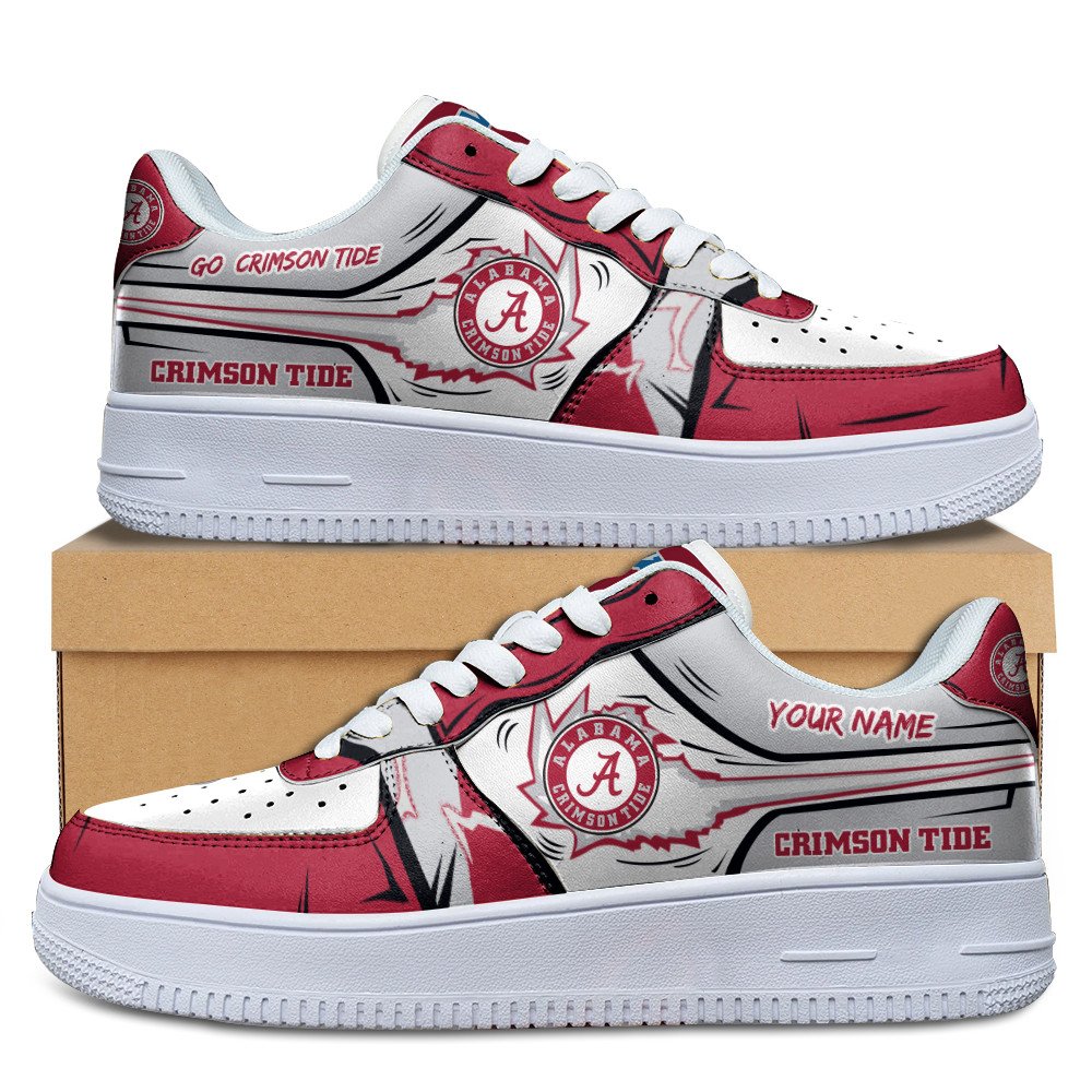 Alabama Crimson Tide Air Low-Top Af1 Sneakers Shoes For Men And Women For Men Women