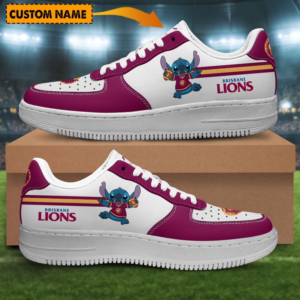 Brisbane Lions Air Low-Top Af1 Sneakers Shoes For Men And Women 1