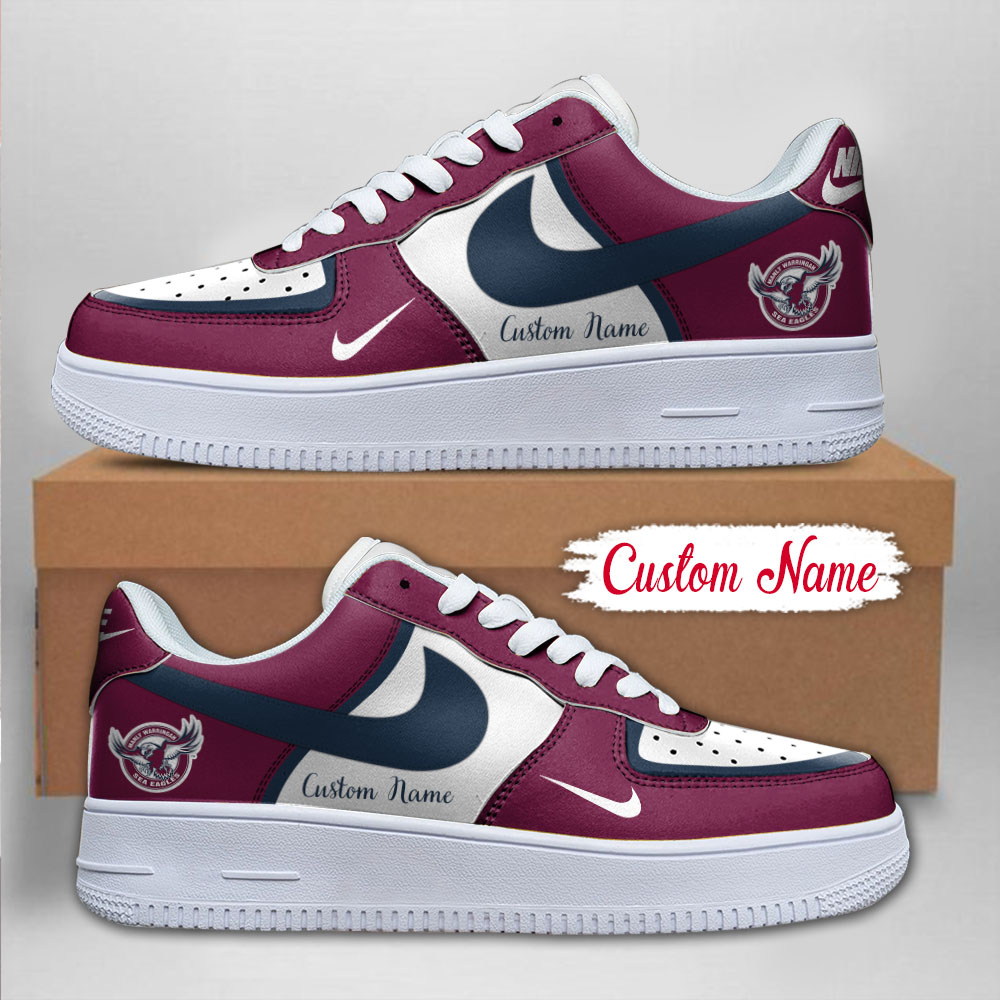 Manly Warringah Sea Eagles Air Low-Top Af1 Sneakers Shoes For Men And Women 2