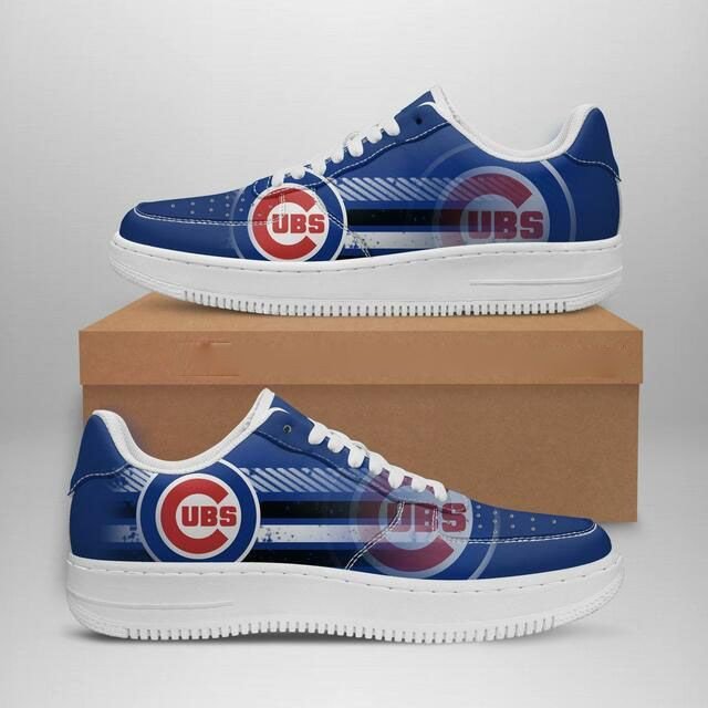 Chicago Cubs Mlb Air Force 1 Baseball Human Race Sneakers For Men Women