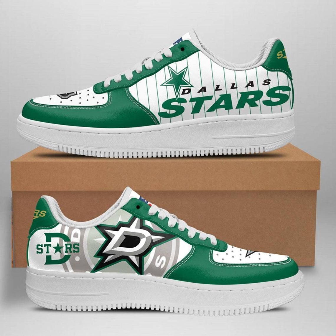 Dallas Stars Ice Hockey Team Custom Naf Shoes For Men Women