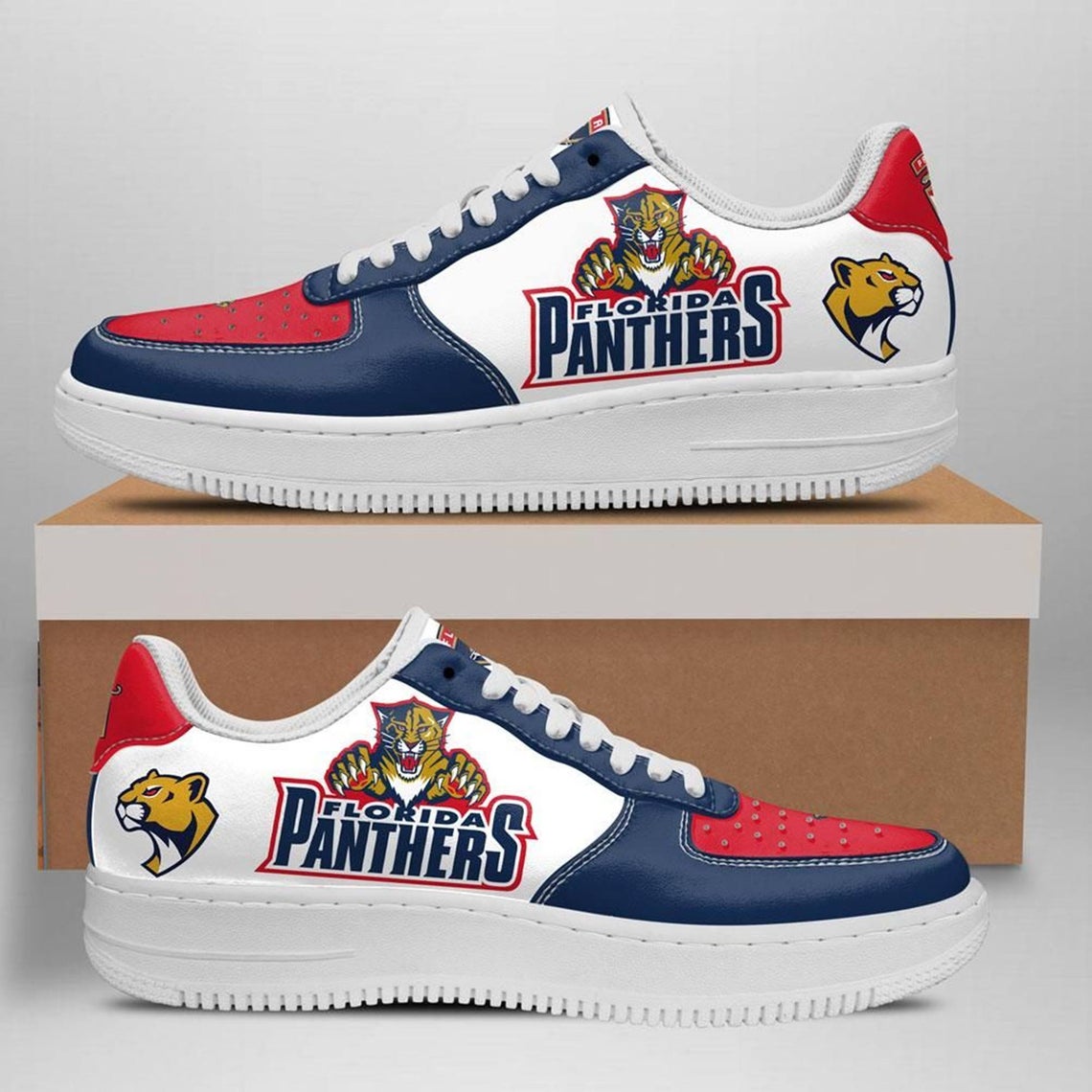 Florida Panthers Ice Hockey Team Naf Shoes For Men Women