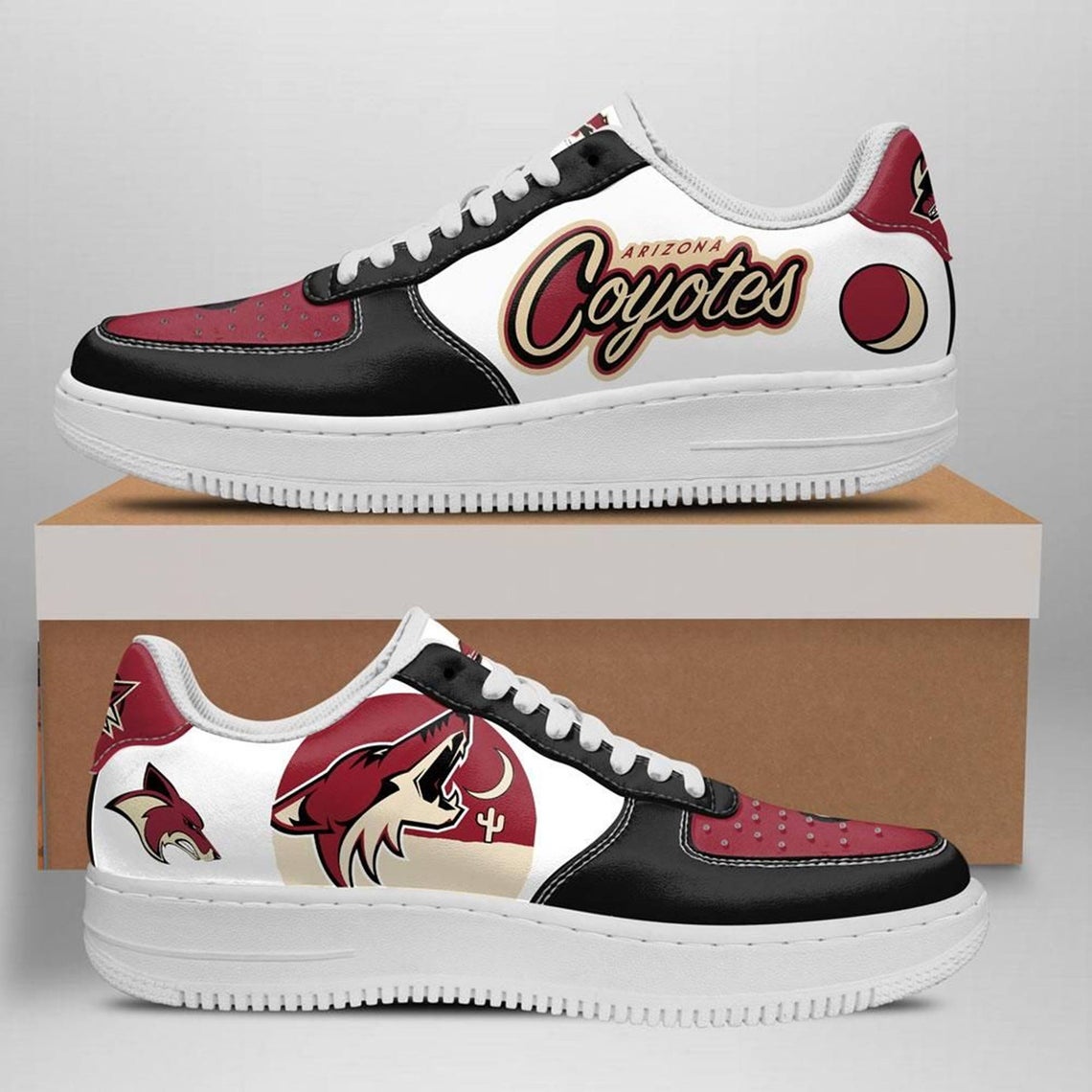 Arizona Coyotes Ice Hockey Team Nike Air Force 1 Shoes For Men Women