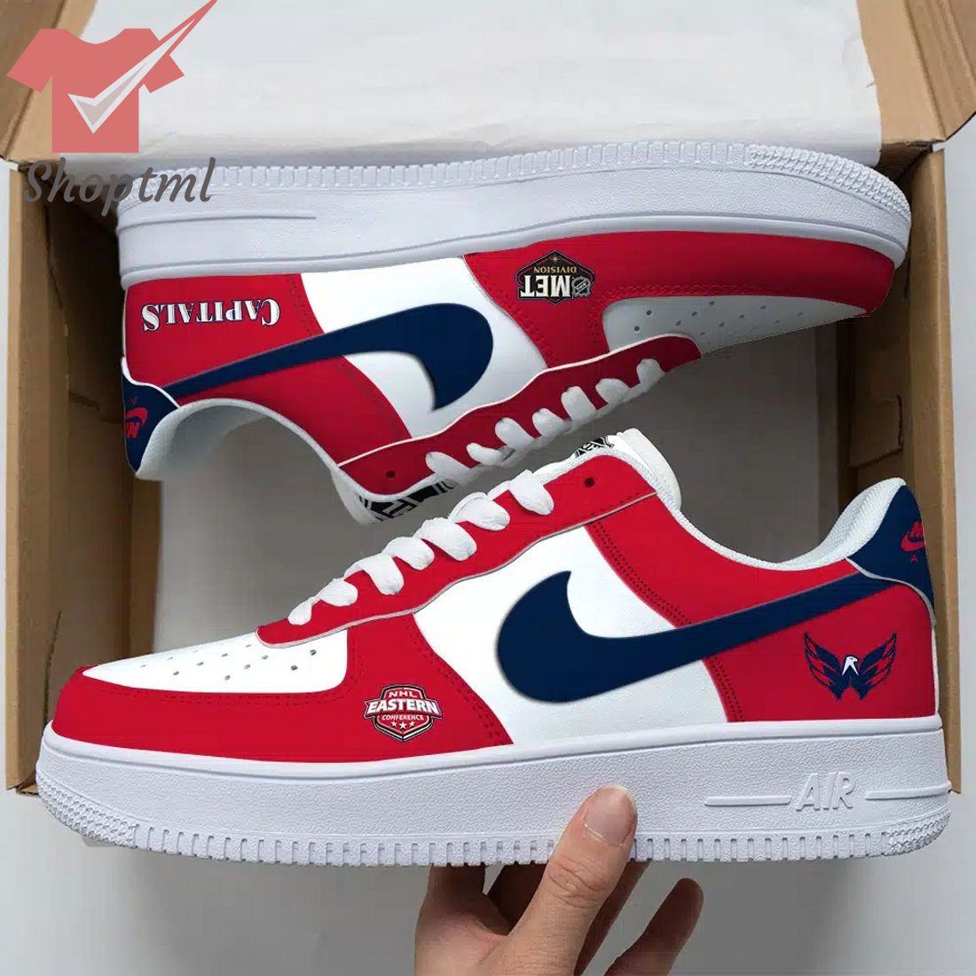 Washington Capitals Nhl Air Force Custom Nike Air Force Sneaker For Men Women