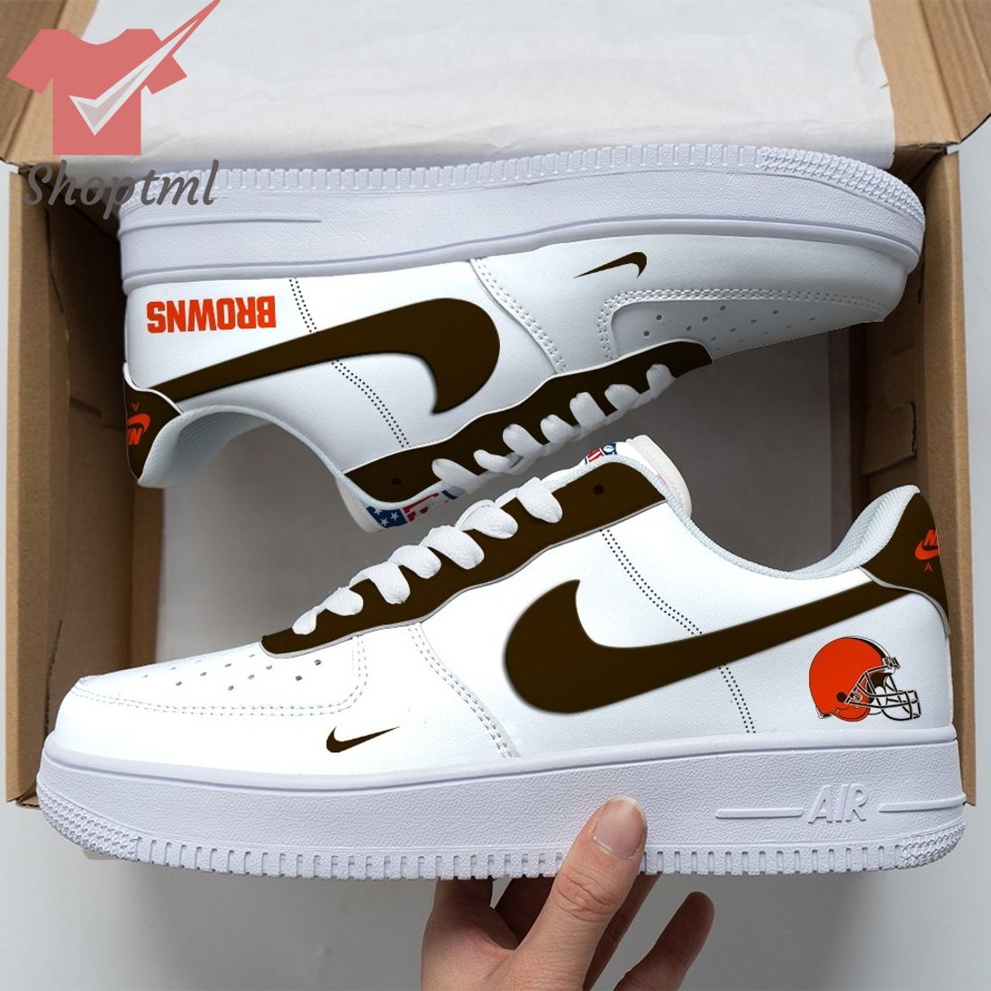 Brown Bears Ncaa Air Force Custom Nike Air Force Sneaker For Men Women