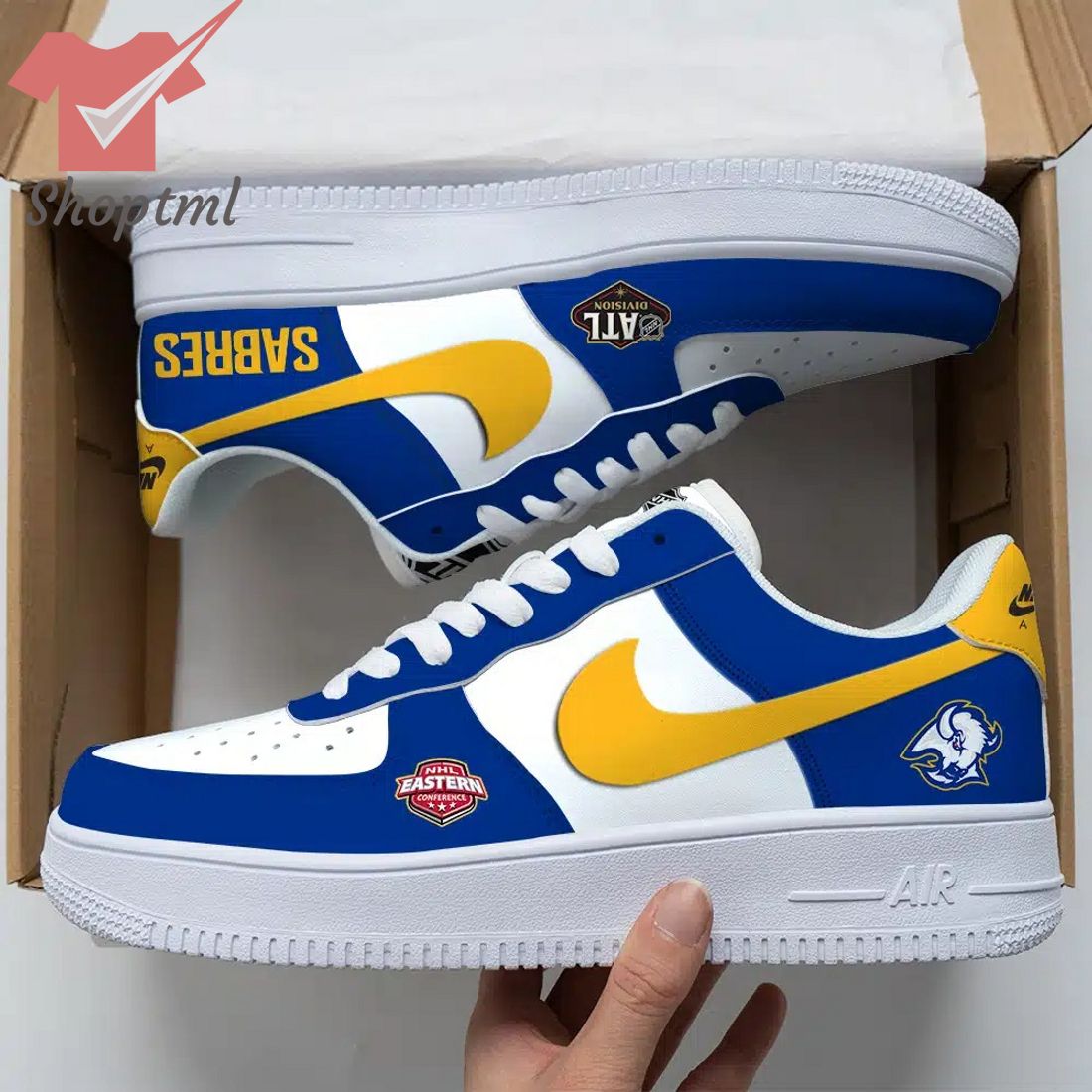 Buffalo Sabres Nhl Air Force Custom Nike Air Force Sneaker For Men Women