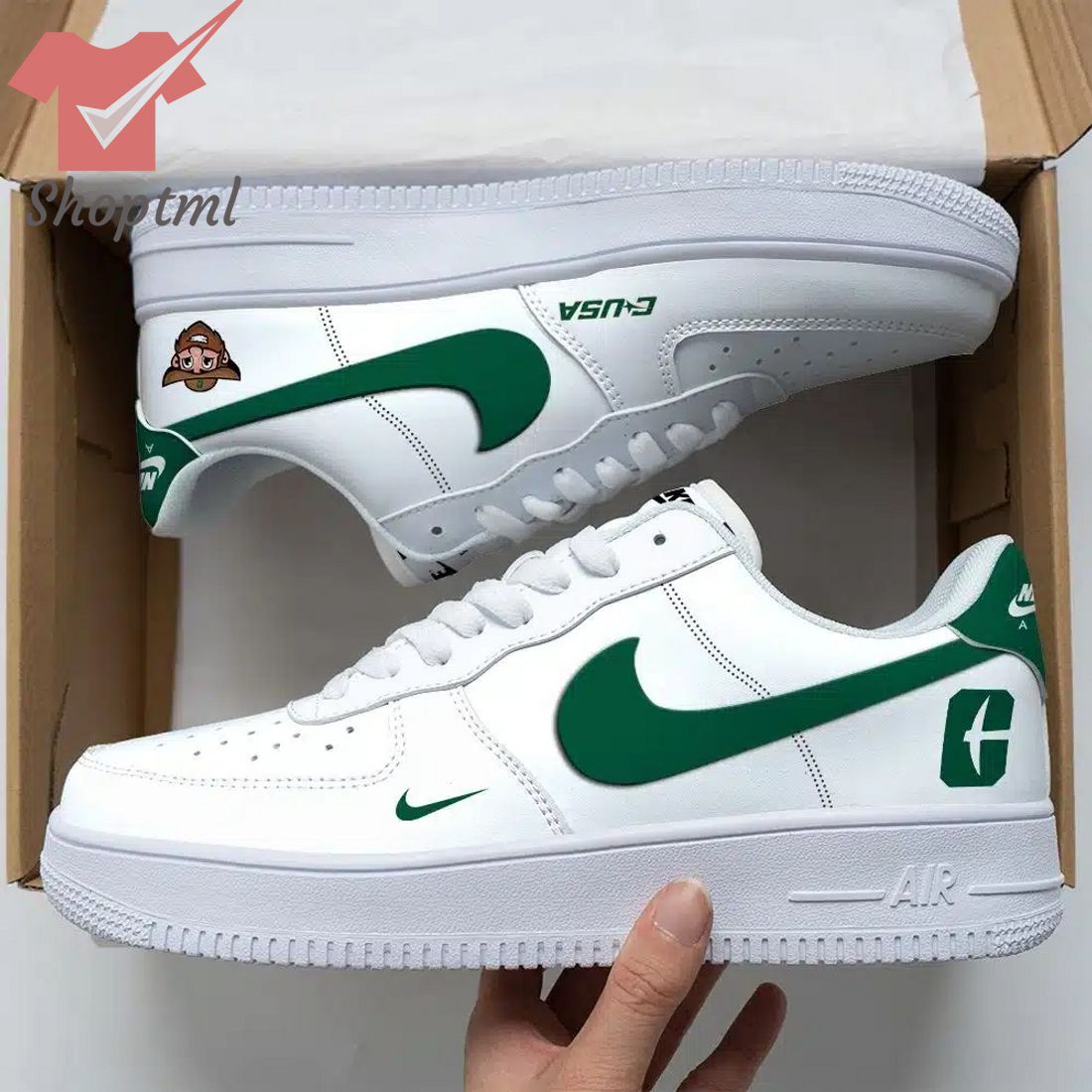Charlotte 49Ers Ncaa Air Force Custom Nike Air Force Sneaker For Men Women
