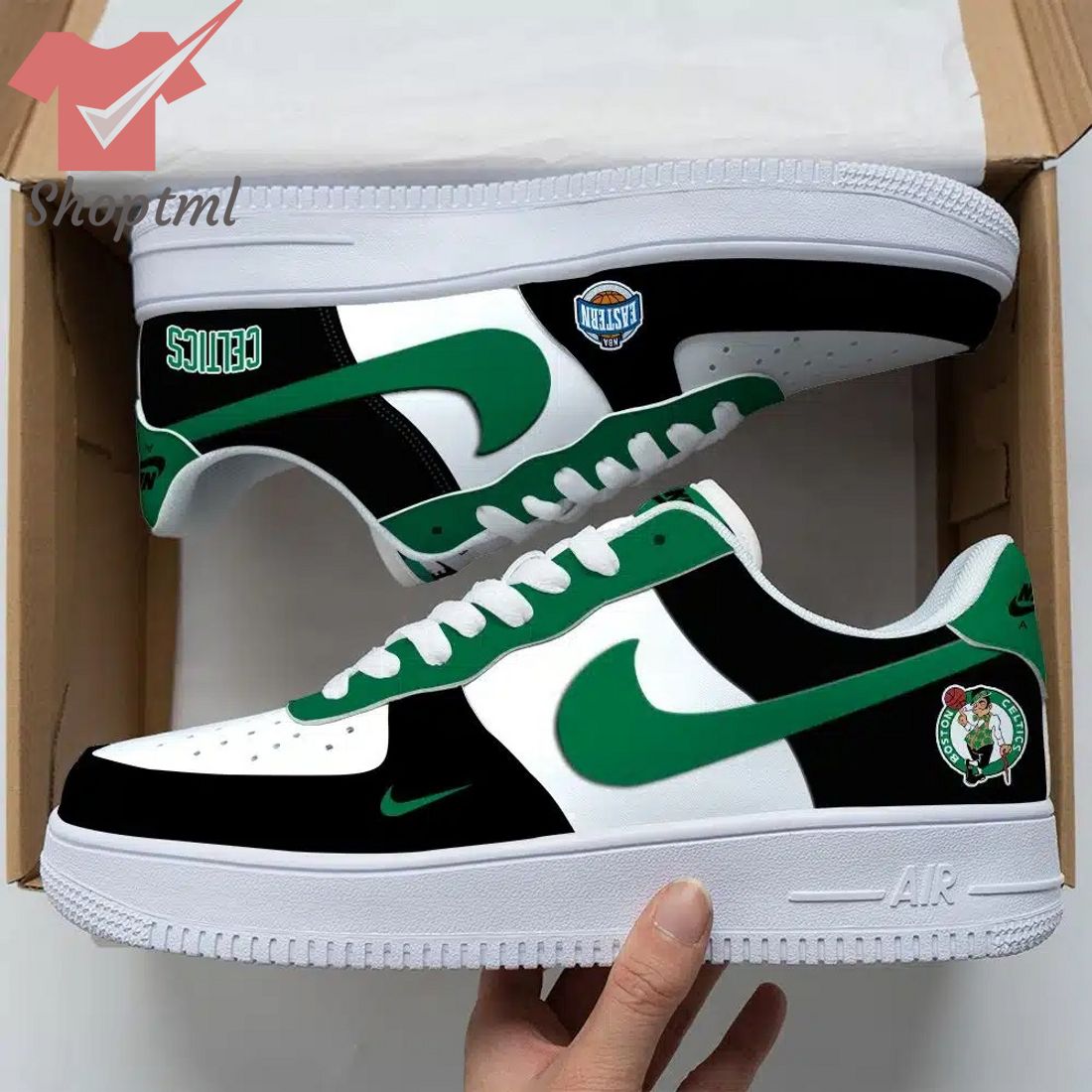 Boston Celtics Nba Air Force Custom Nike Air Force Sneaker For Men Women