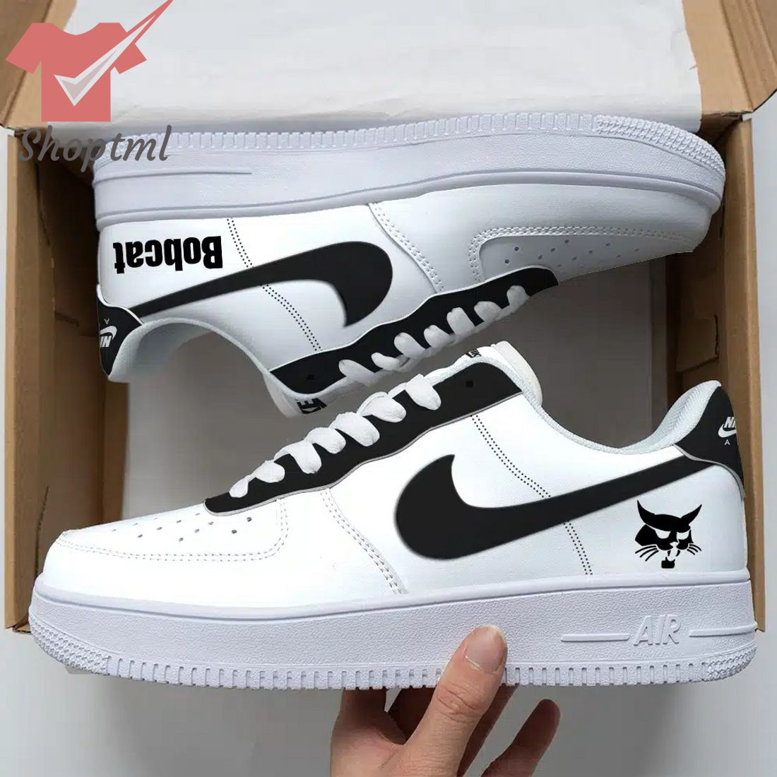Bobcat Air Force Custom Nike Air Force Sneaker For Men Women