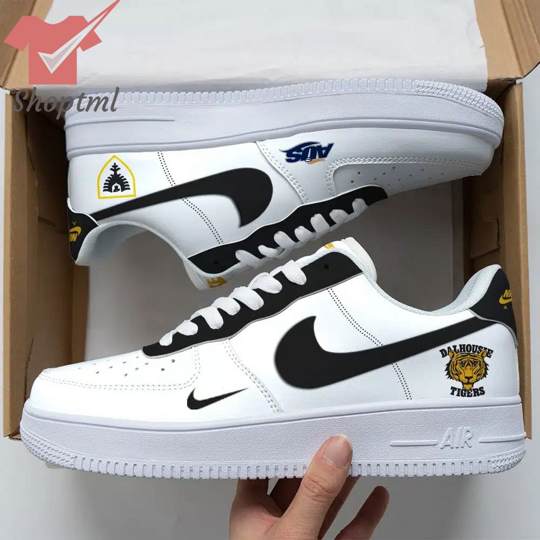 Dalhousie Tigers Air Force Custom Nike Air Force Sneaker For Men Women