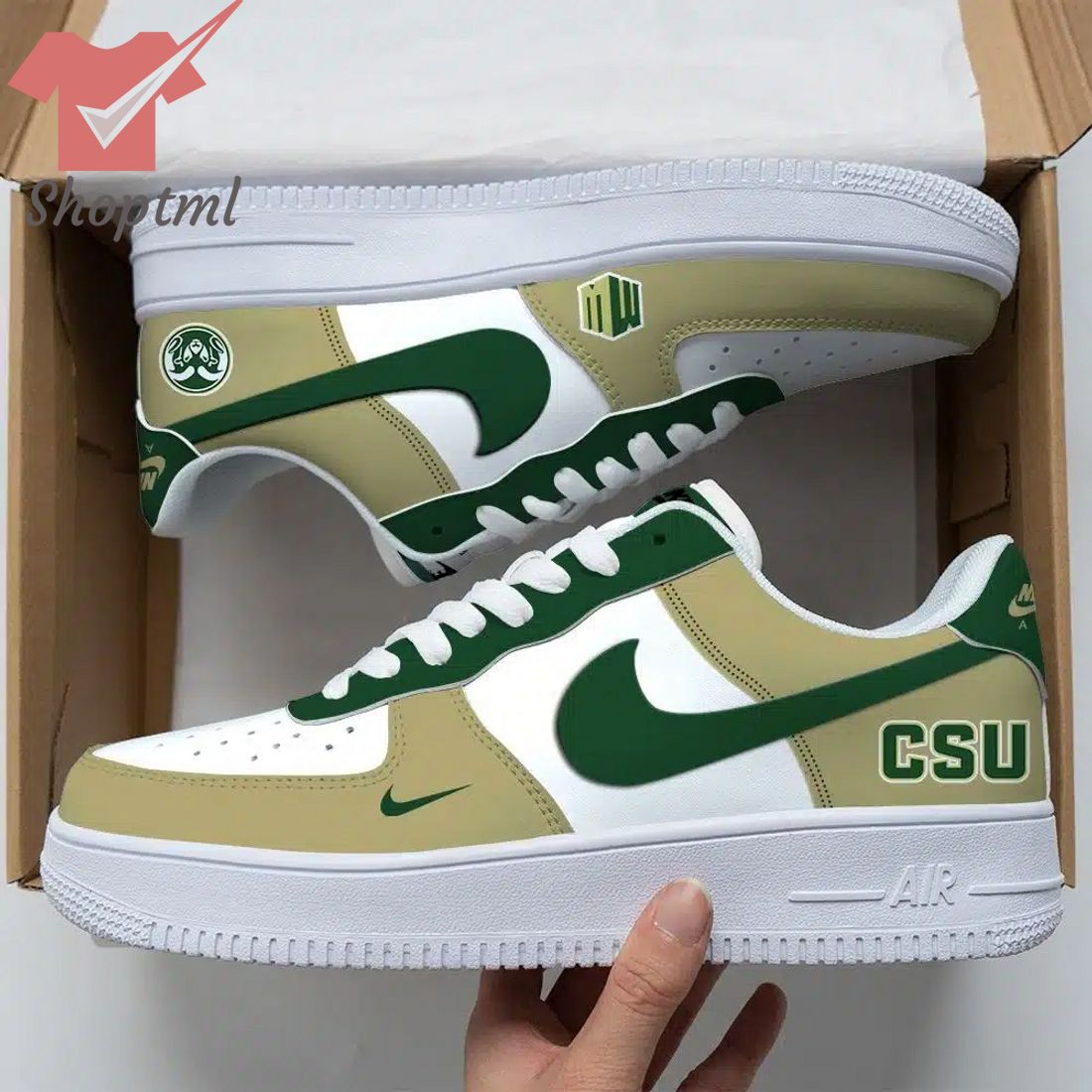 Colorado State Rams Air Force Custom Nike Air Force Sneaker For Men Women