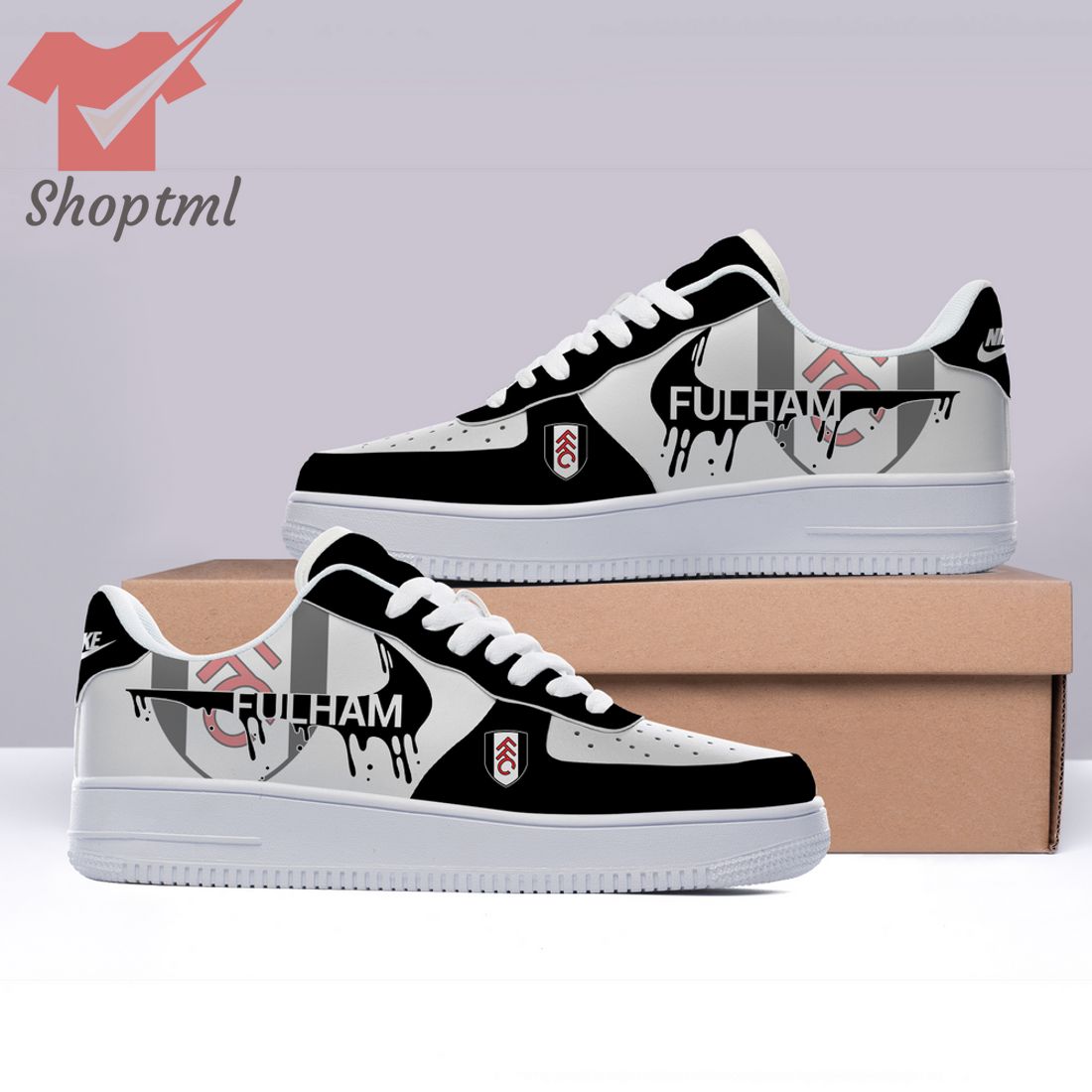 Fulham Fc Custom Nike Air Force Sneakers For Men Women