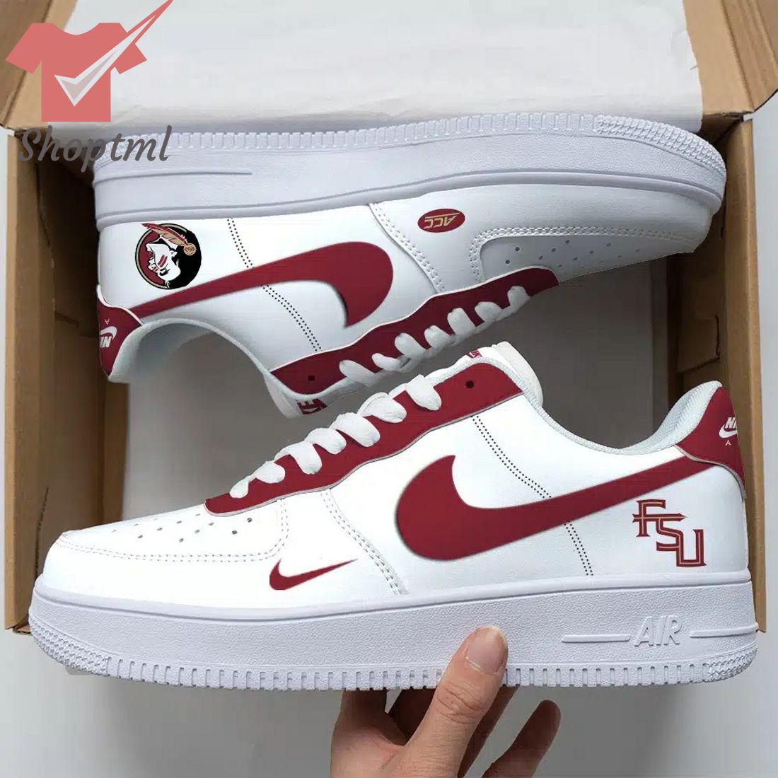 Florida State Seminoles Air Force Custom Nike Air Force Sneaker For Men Women
