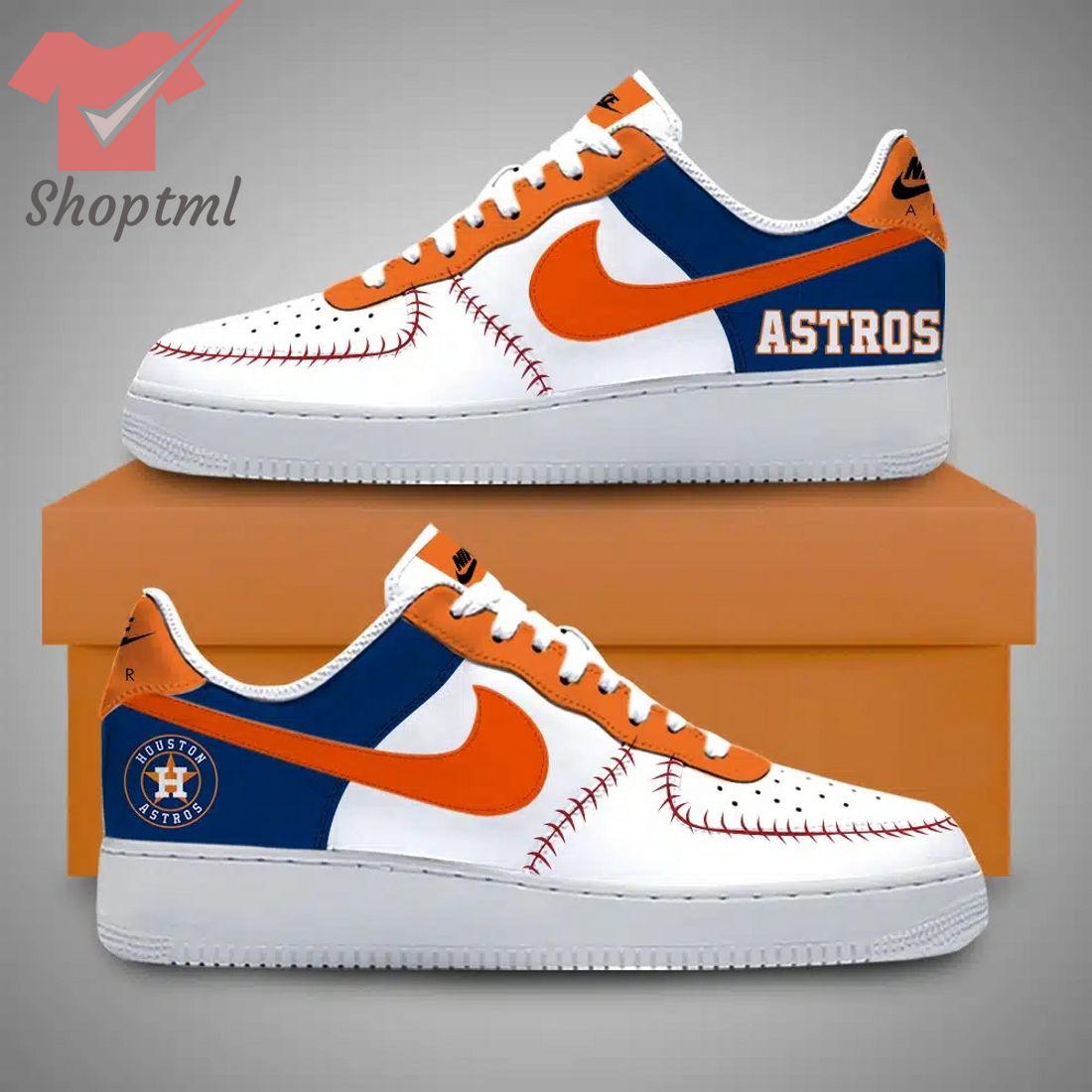 Houston Astros Air Force Custom Nike Air Force Sneaker For Men Women