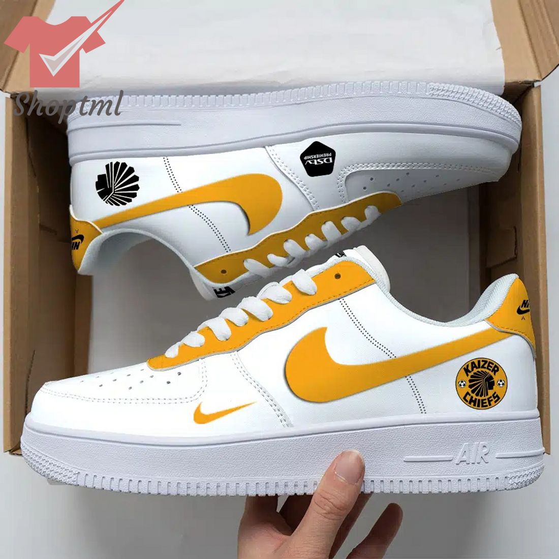 Kaizer Chiefs Air Force Custom Nike Air Force Sneaker For Men Women