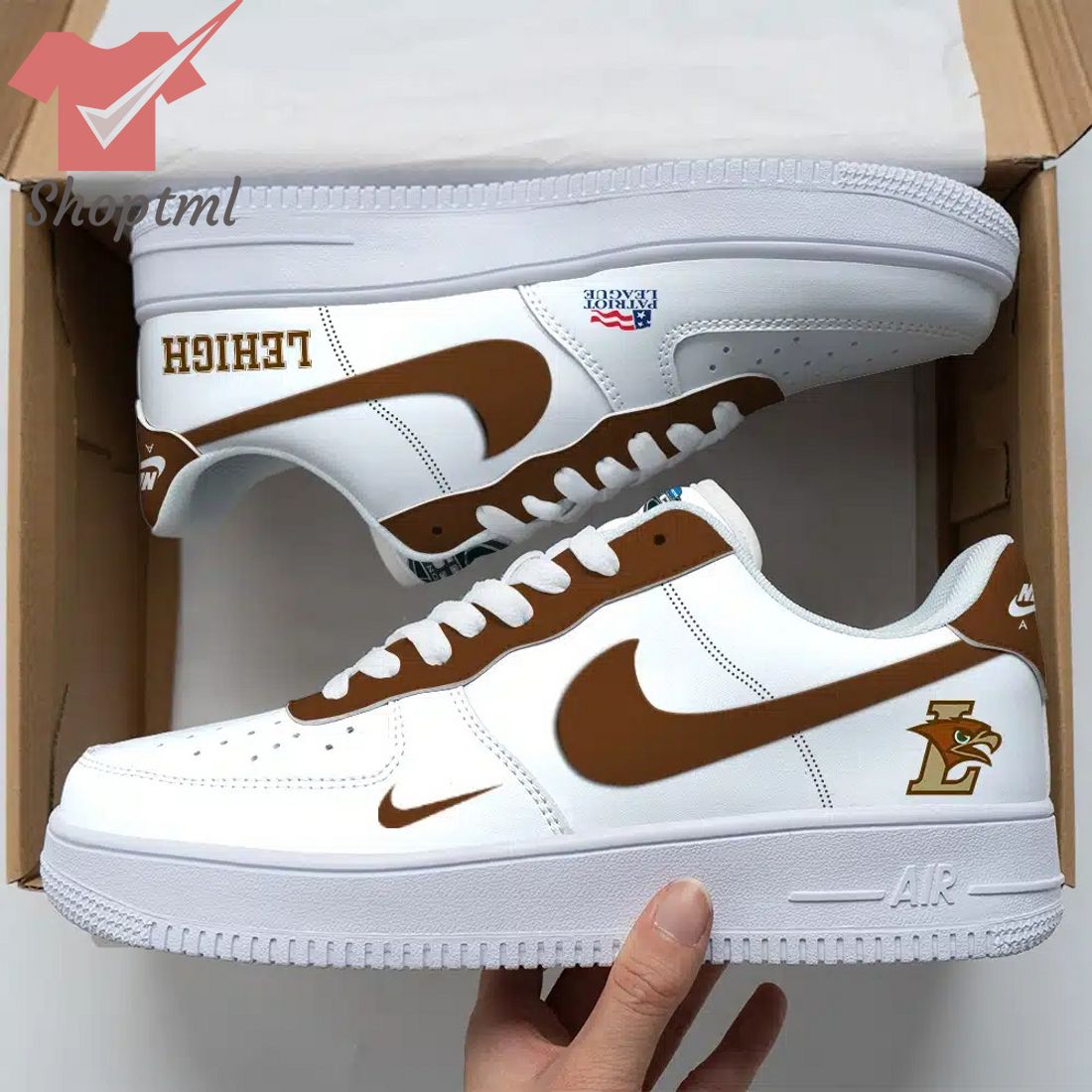 Lehigh Mountain Hawks Ncaa Air Force Custom Nike Air Force Sneaker For Men Women