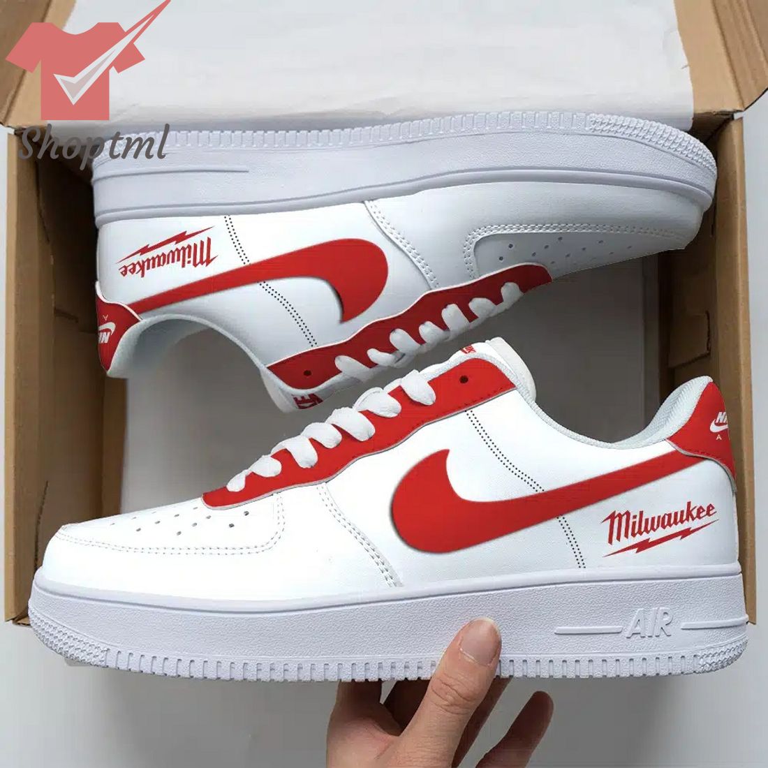 Milwaukee Tools Air Force Custom Nike Air Force Sneaker For Men Women