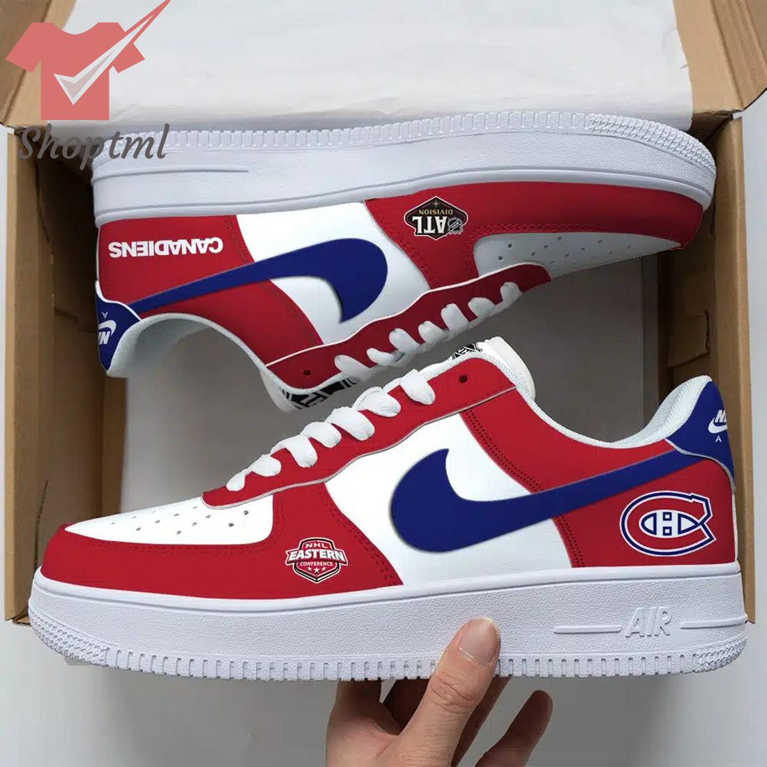Montreal Canadiens Nhl Air Force Custom Nike Air Force Sneaker For Men Women