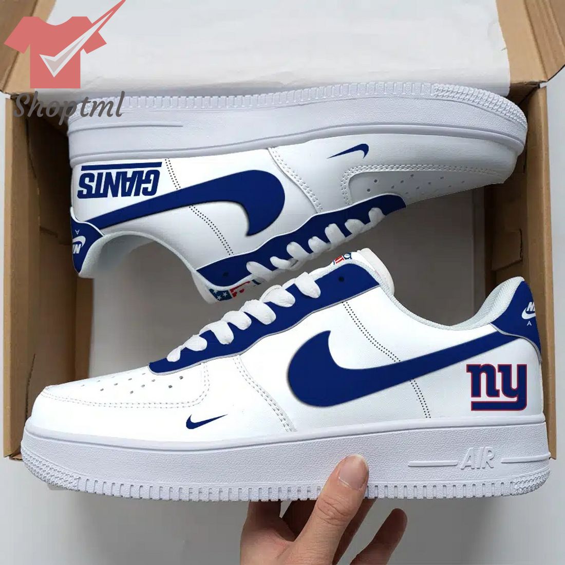 New York Giants Nfl Air Force Custom Nike Air Force Sneaker For Men Women