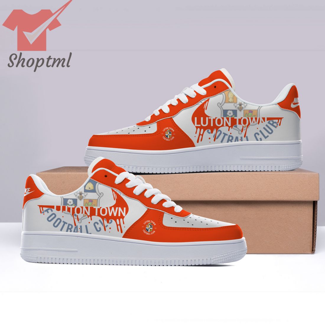 Pl Luton Town Custom Nike Air Force Sneakers For Men Women