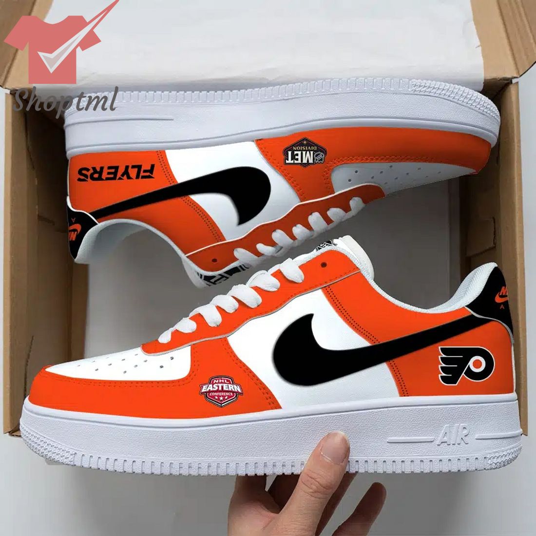 Philadelphia Flyers Nhl Air Force Custom Nike Air Force Sneaker For Men Women