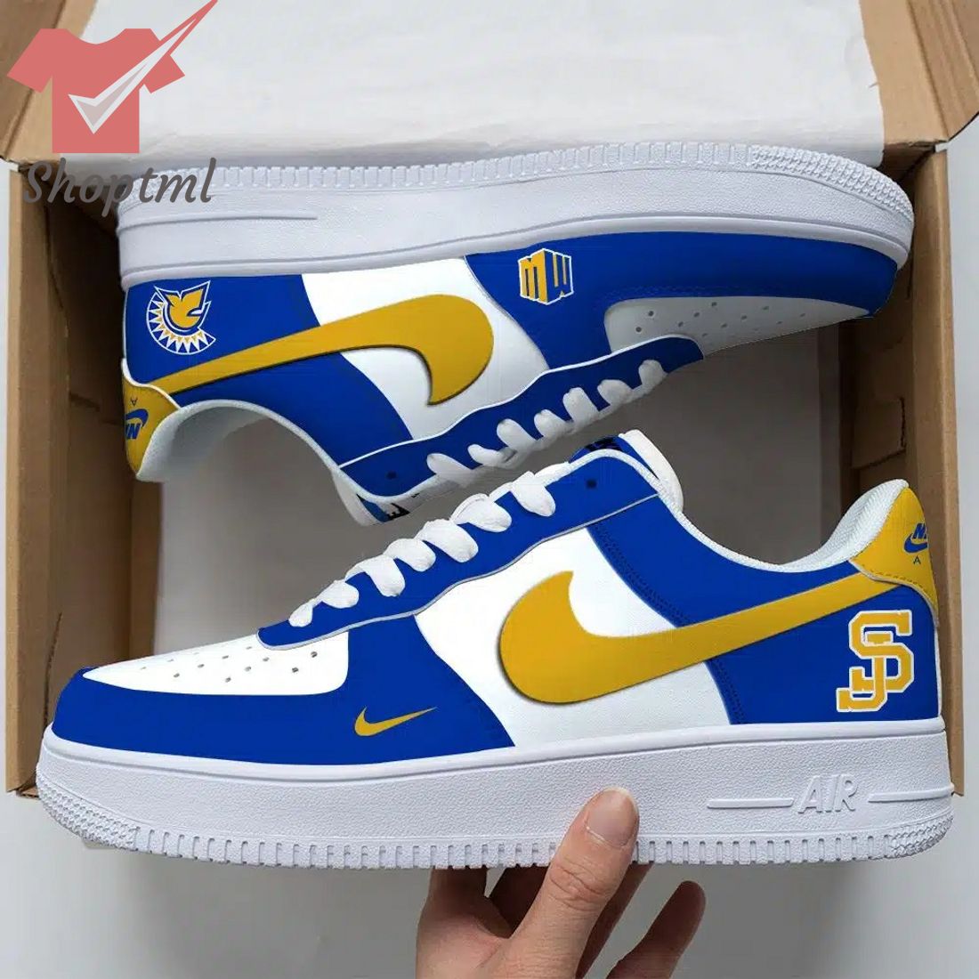 San Jose State Spartans Ncaa Air Force Custom Nike Air Force Sneaker For Men Women