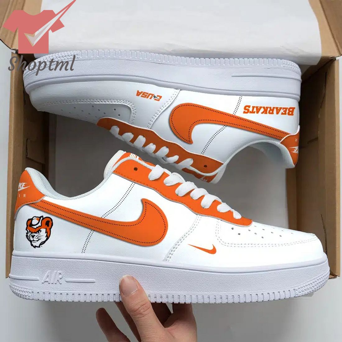 Sam Houston Bearkats Ncaa Air Force Custom Nike Air Force Sneaker For Men Women