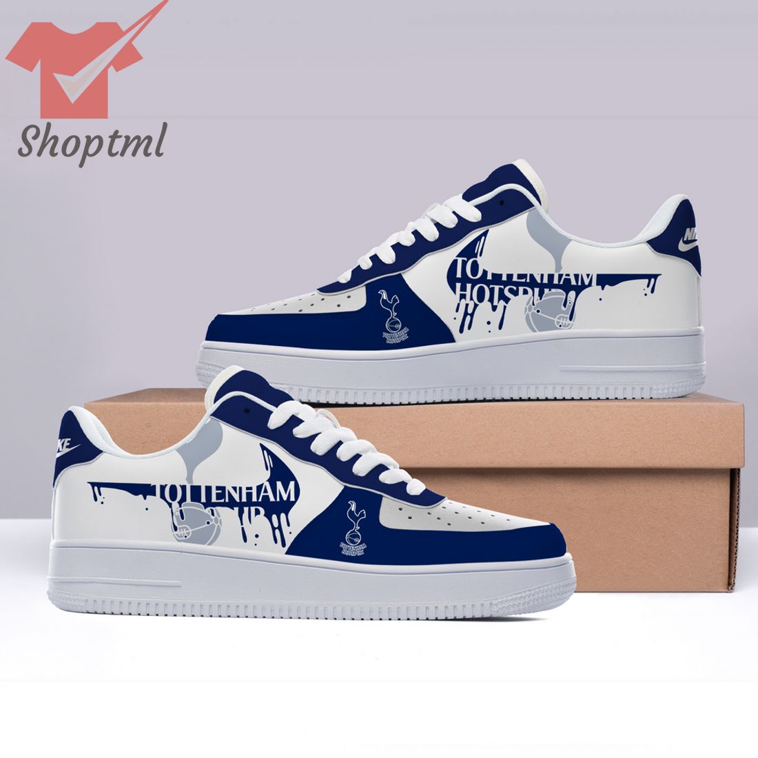 Tottenham Hotspur Custom Nike Air Force Sneakers For Men Women