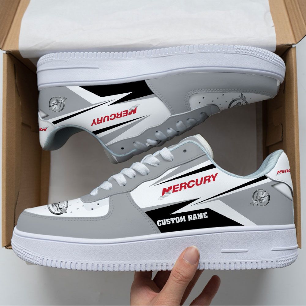 Mercury Marine Custom Air Force Shoes Sneakers For Men Women Special Af1 Collection