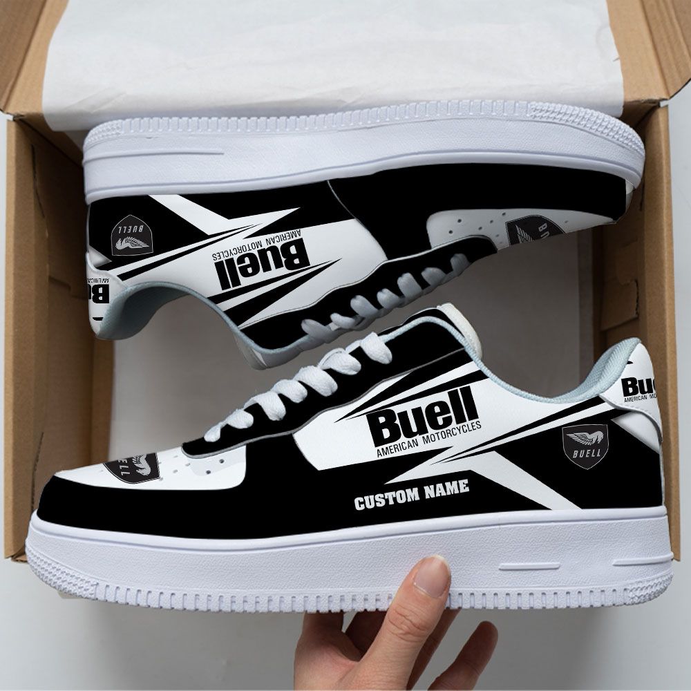 Buell Motorcycle Custom Air Force Shoes Sneakers For Men Women