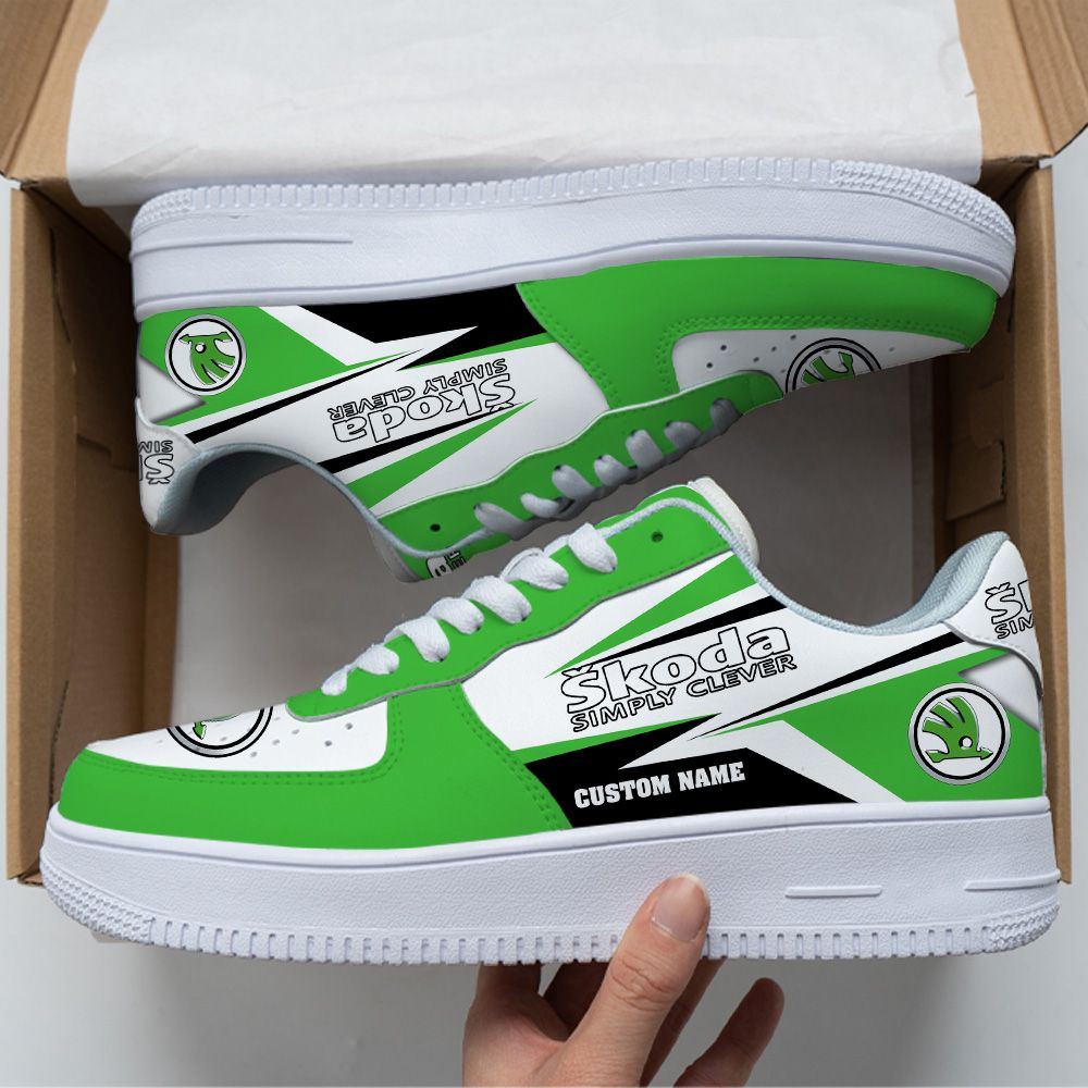 Skoda Custom Air Force Shoes Sneakers For Men Women
