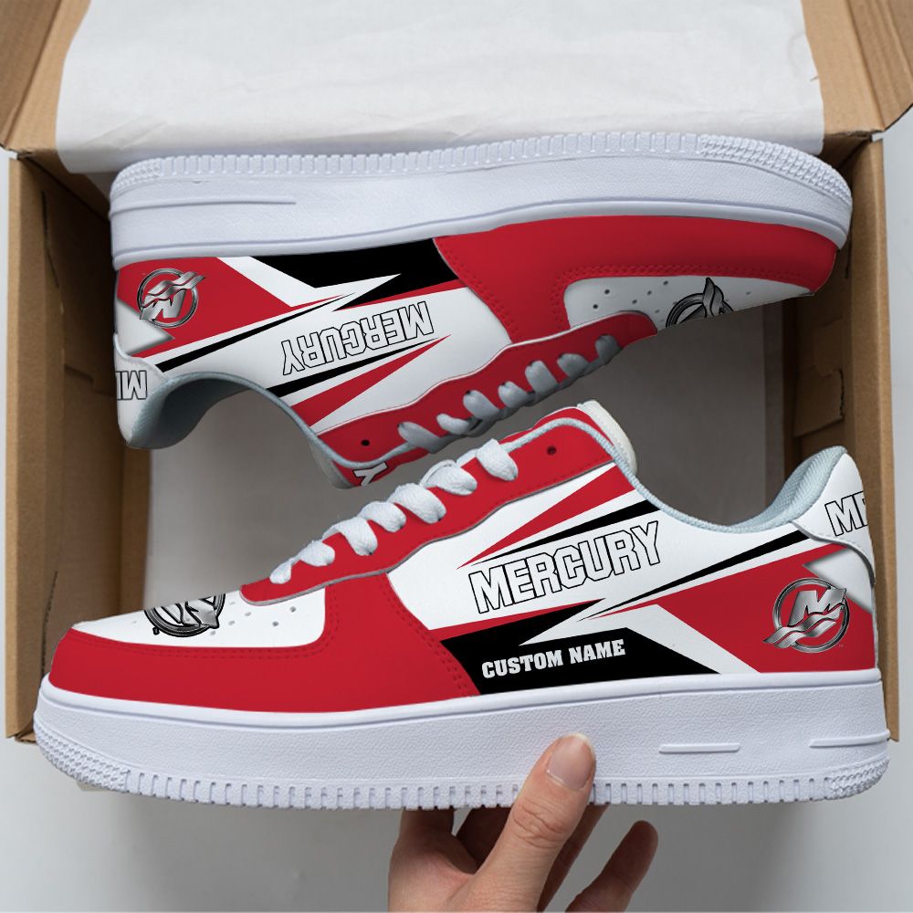 Mercury Marine Custom Air Force Shoes Sneakers For Men Women