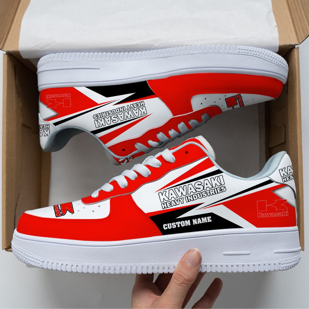 Kawasaki Heavy Industries Custom Air Force Shoes Sneakers For Men Women