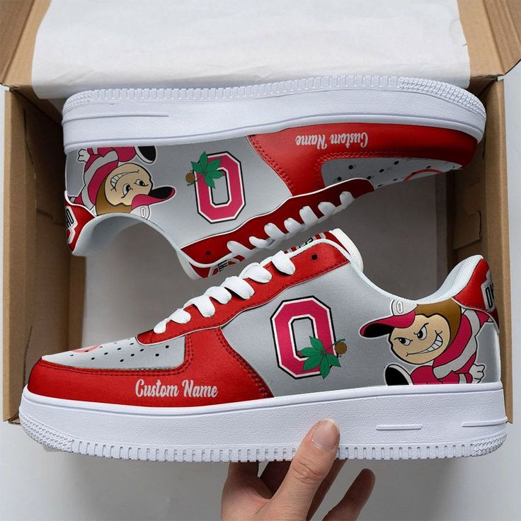 Ohio State Buckeyes Personalized Air Force 1 Shoes For Men Women