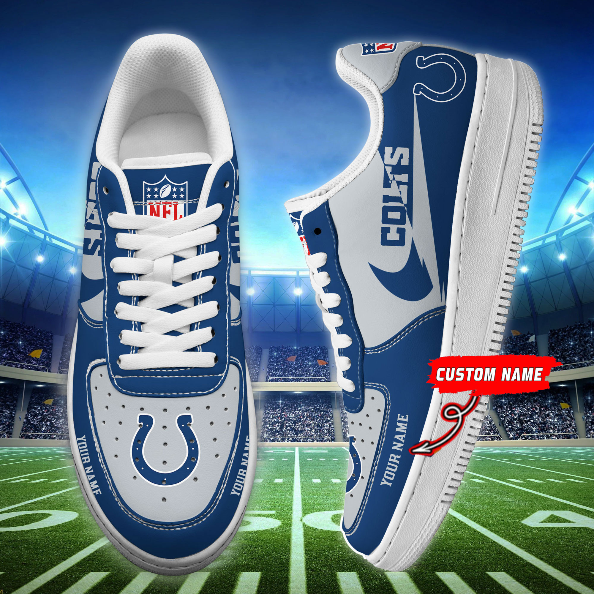Indianapolis Colts Shoes Af 1 Perfect Gift For Fans V02 For Men Women